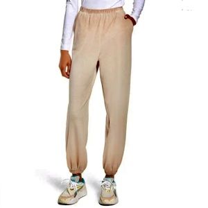 Nordstrom Treasure & Bond Oil Wash Cotton Blend Joggers In Warm Tan Small